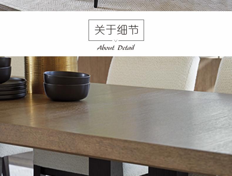 0416-877C Wellesleyr长餐桌